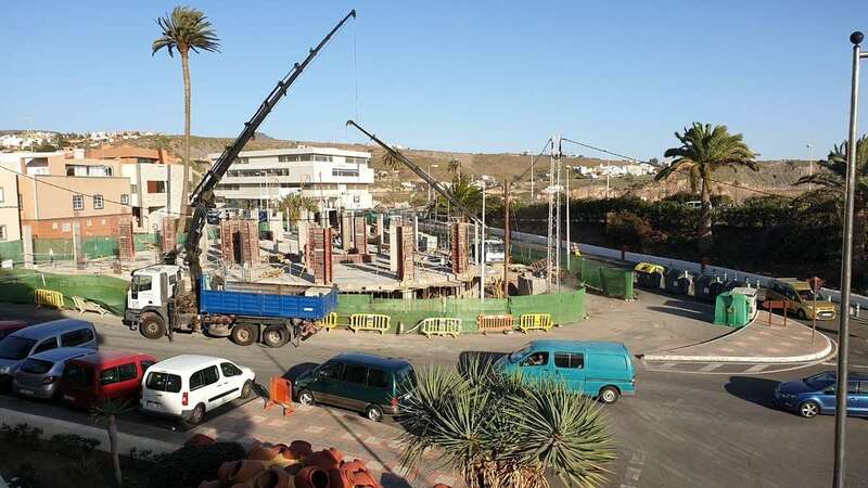 Imagen del estado actual de las obras (Foto TA)